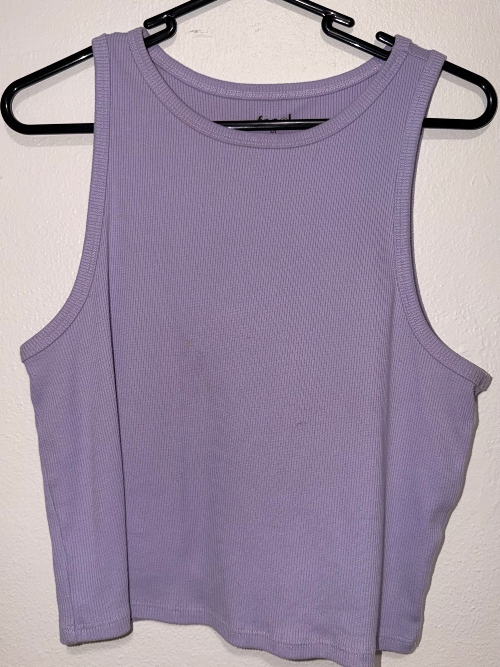 Women’s Ribbed Lilac Tank Top